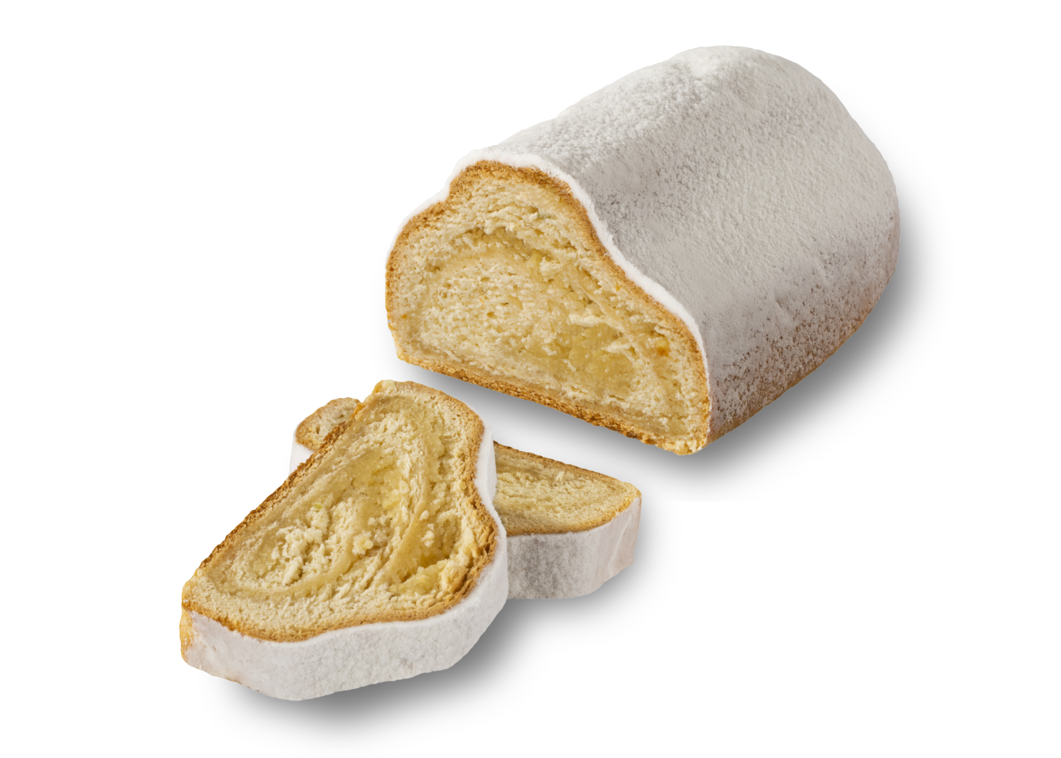 Stollen_ohne Rosinen mit_Scheiben_mit_Schatten Stollen_ohne Rosinen mit_Scheiben_mit_Schatten