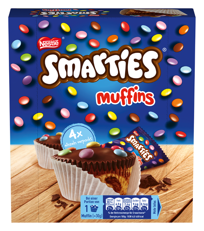 Nestlé Smarties Muffins Front_9F