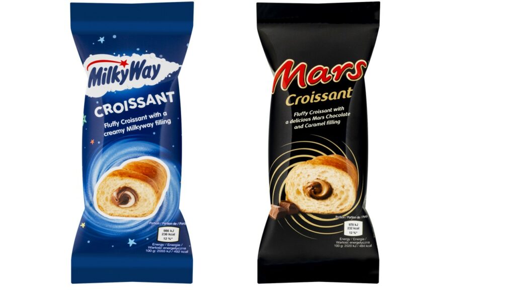 Mars und Milky Way Croissants